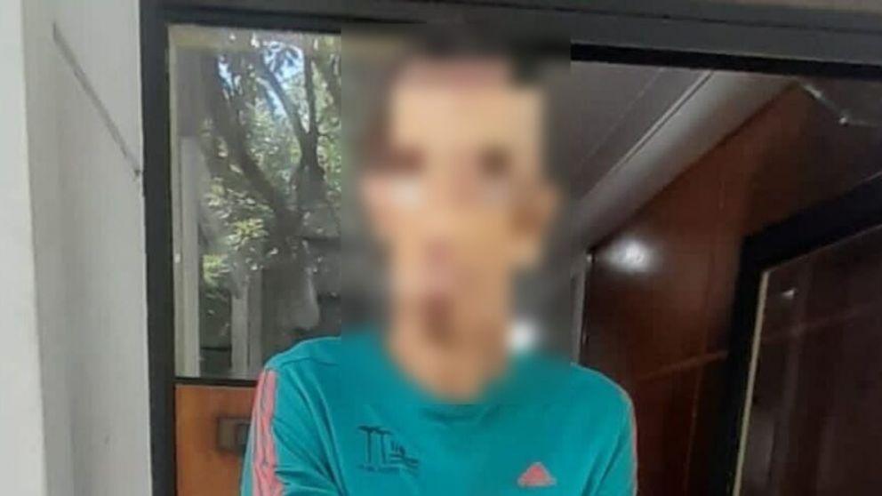 Este es el individuo, de 45 a�os, que fue aprehendido por los investigadores policiales.