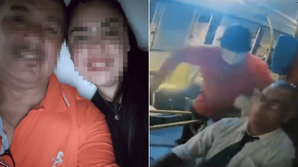 El sangriento asesinato quedó filmado por una cámara de seguridad.
