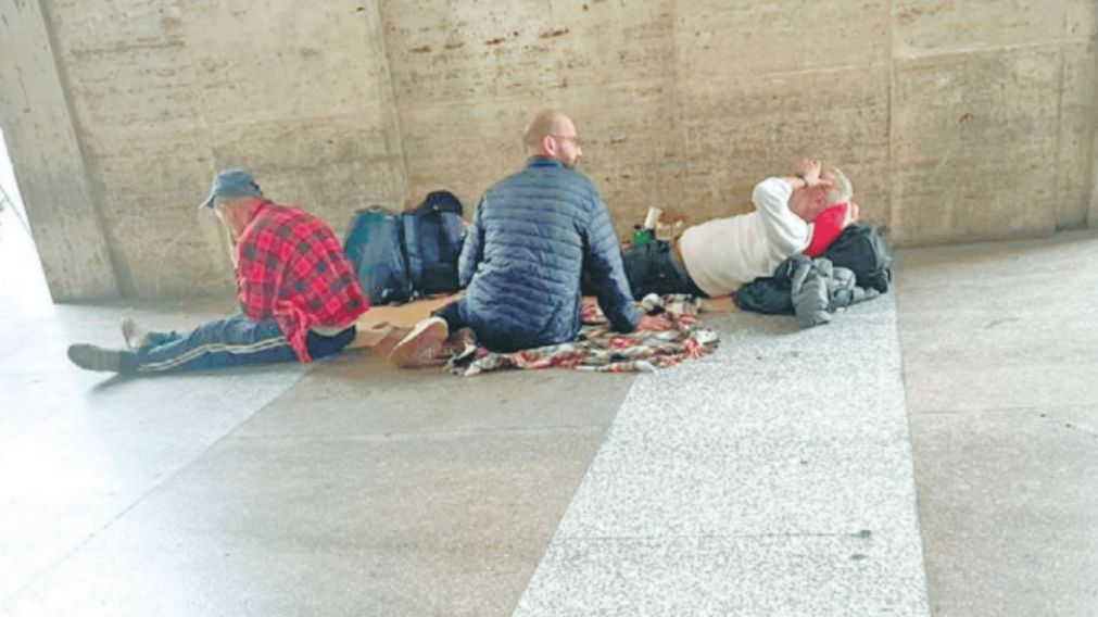 Las calles de Roma están llenas de personas en situación de miseria extrema.