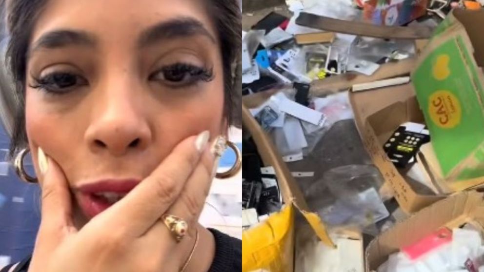 La joven urgó en la basura y encontró algo particular en Recoleta.