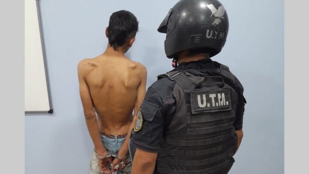 El detenido por amenazar a su ex pareja de muerte (Gentileza Nuevo diario Web).