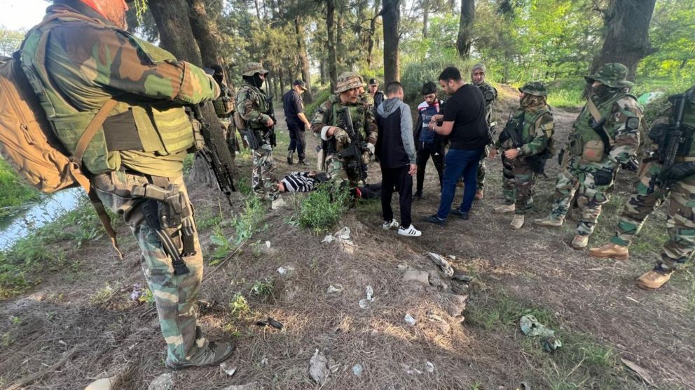 El procedimiento fue llevado a cabo por distintas fuerzas.