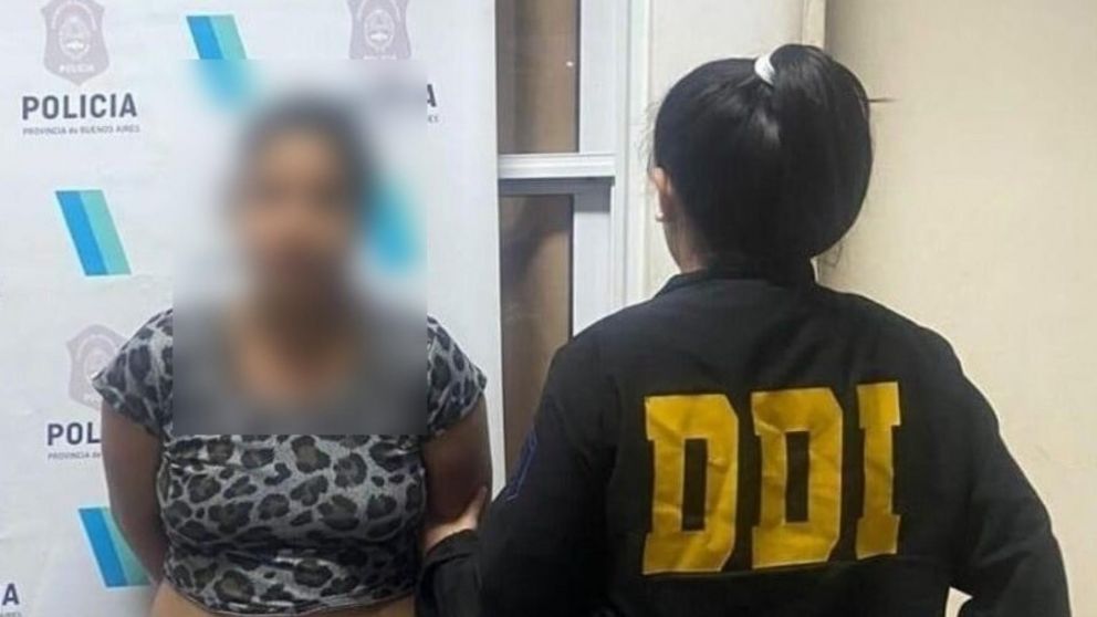 Esta es la mujer que resultó capturada por los investigadores policiales.