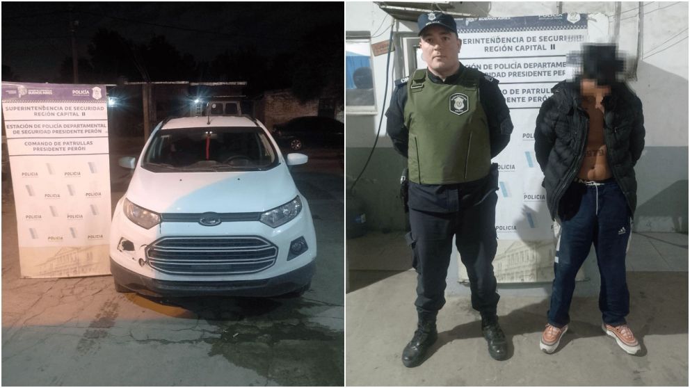 El acusado quedó tras las rejas luego de la persecución.