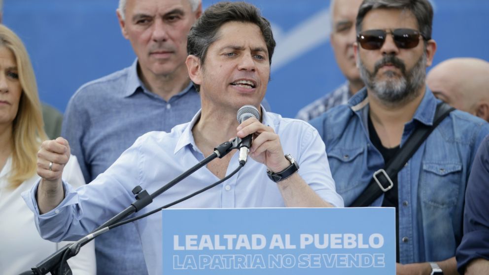 Axel Kicillof habló en Berisso.