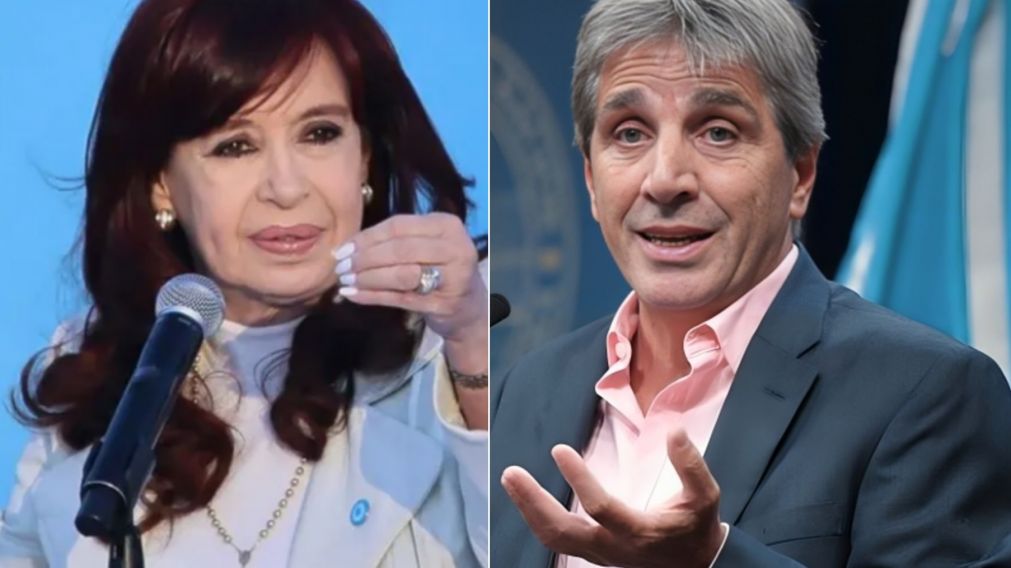 En un mensaje por el Día de la Lealtad, Cristina Kirchner arremetió contra Luis Caputo.