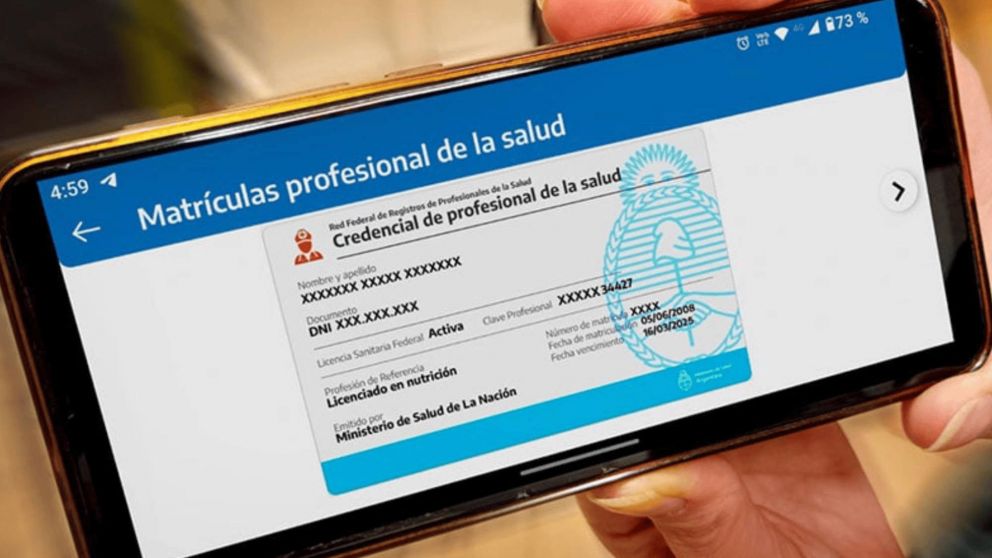 Las matrículas de los profesionales de la salud no tendrán fecha de vencimiento