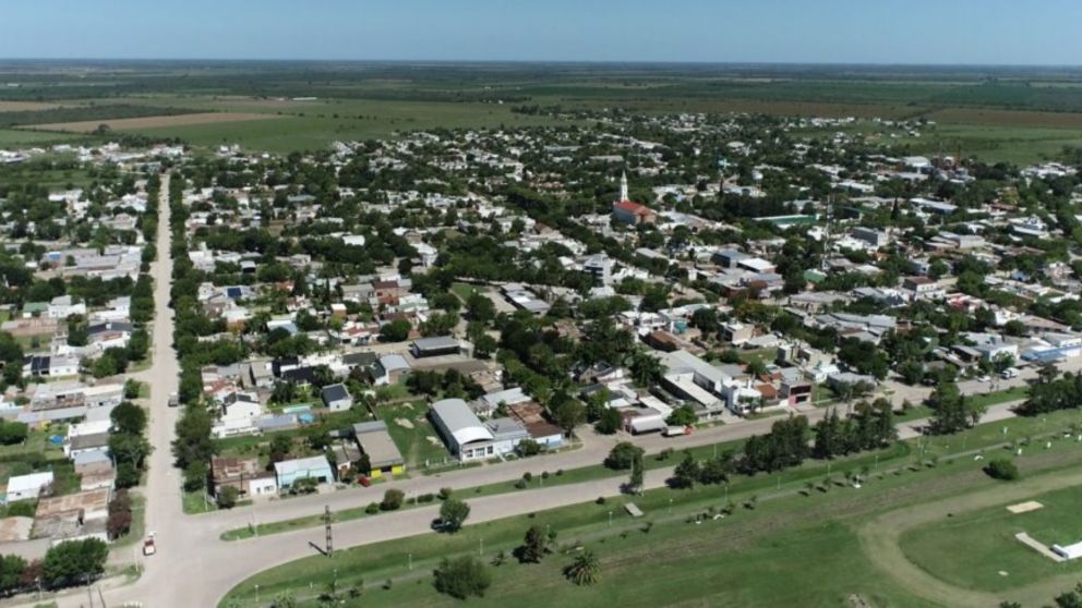 Vista panor�mica de Hasenkamp, el encantador pueblito entrerriano.