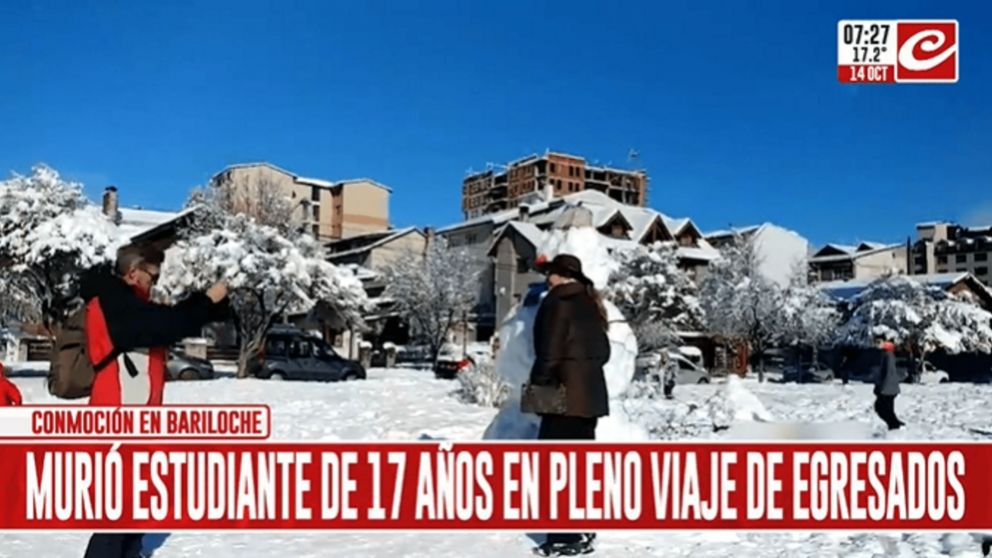 Bariloche: una estudiante estaba en pleno viaje de egresados y falleció por mononucleosis.