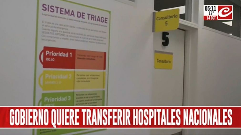 Polémica en puerta: el Gobierno quiere transferir los hospitales nacionales a las provincias