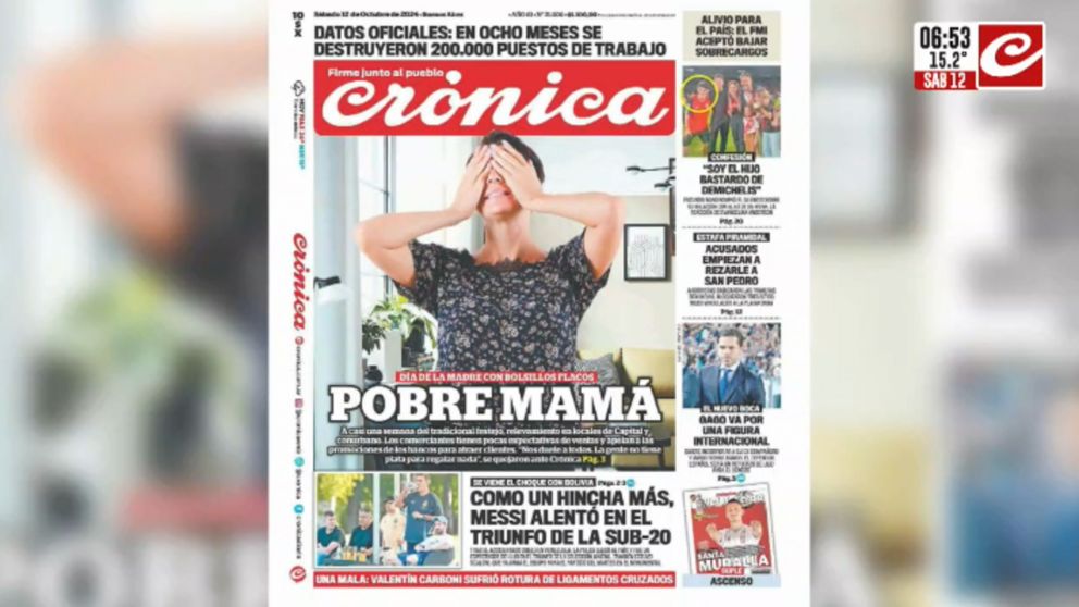 D�a de la madre con bolsillos flacos: "La gente no tiene plata para regalar nada"