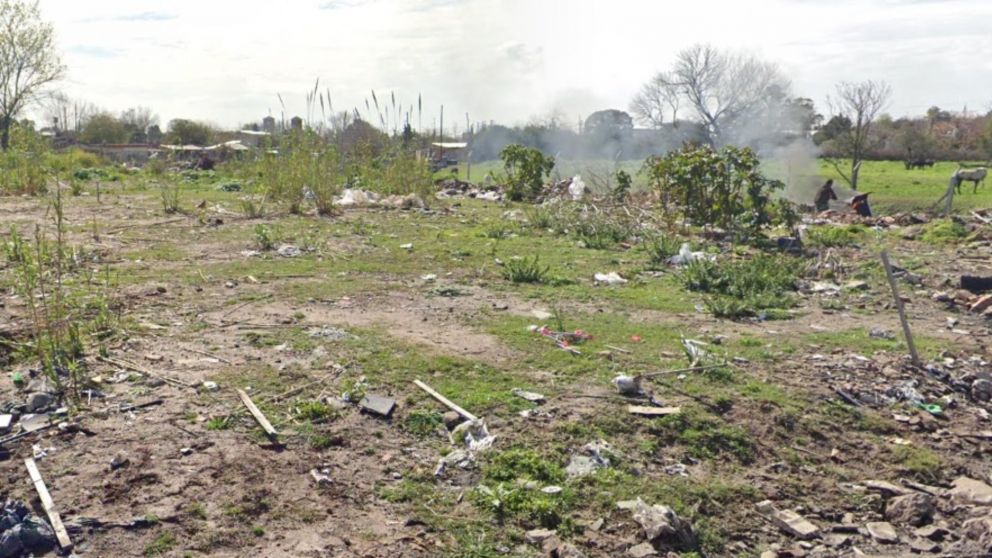 Acá, en este predio, se produjo la mortal agresión.