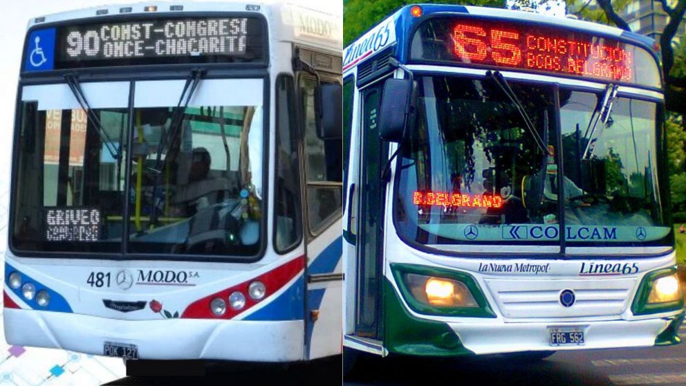 Una nueva resoluci�n de la Secretar�a de Transporte actualiz� los recorridos de las l�neas 90 y 65 (Archivo).