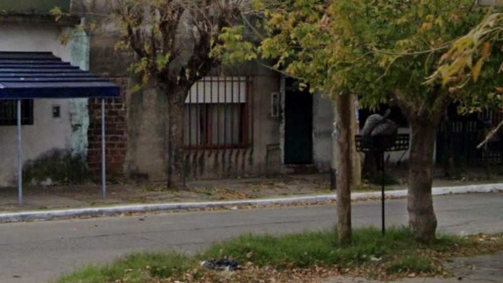 Acá, en este vecindario, fue hallado el cuerpo de la víctima.