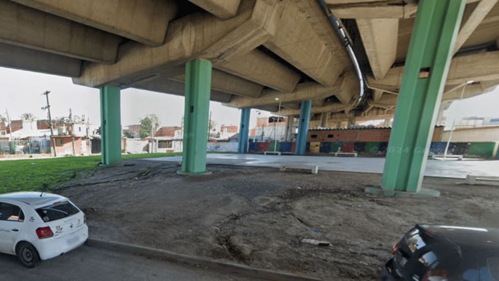 La escena del crimen donde fue hallada la víctima.