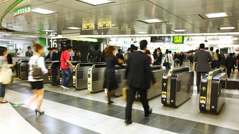 El Metro de Tokio es uno de los m�s concurridos en el mundo.