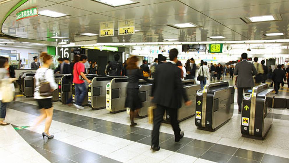 El Metro de Tokio es uno de los más concurridos en el mundo.