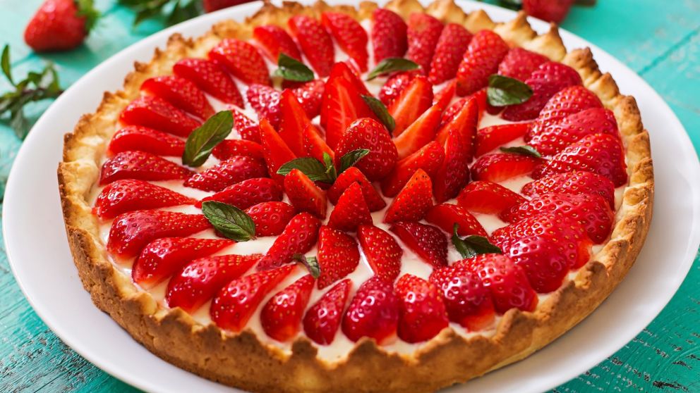 La temporada está "a full": prepará esta receta de tarta de frutillas y deleitá tu paladar con este delicioso postre.