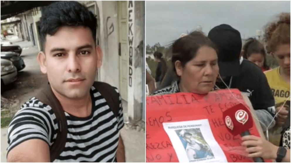 La familia de Hernán Duarte lo busca desesperadamente.