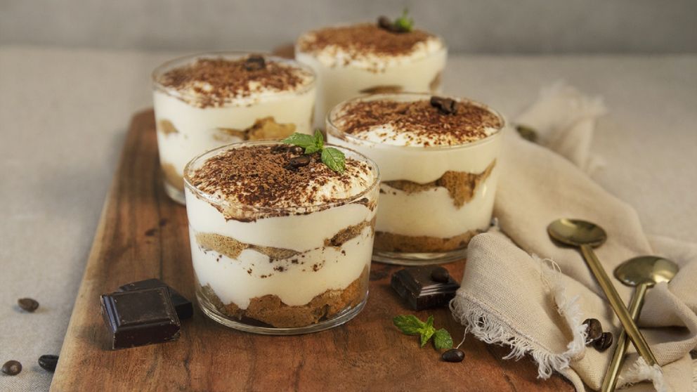 Vasitos de tiramisú: receta expréss y tentadora para darse un "gustito".