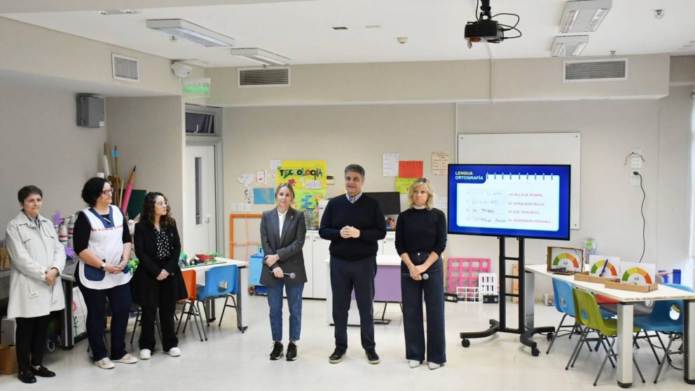 Jorge Macri present� el nuevo sistema de aprendizaje en la primaria: �Hoy los chicos no aprenden en la escuela"