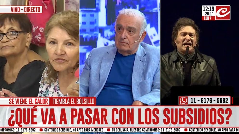 Carlos Ruckauf: "Hay muchos problemas de la microeconomía y para la gente son los más importantes"