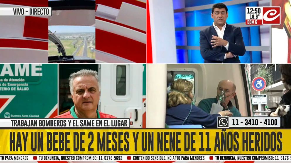 Choque múltiple en Puente La Noria: habló Alberto Crescenti