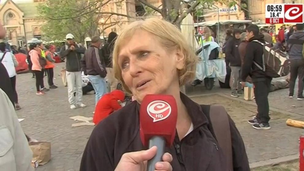 Peregrinaci�n a Luj�n: "Nac� ciego, no hab�a operaci�n y gracias a la Virgen volv� a ver".