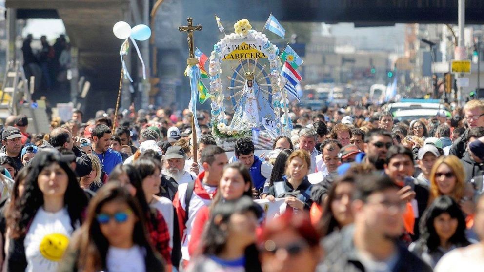 Una jornada histórica se lleva a cabo este sábado, en el marco de la 50° edición de la peregrinación a Luján.