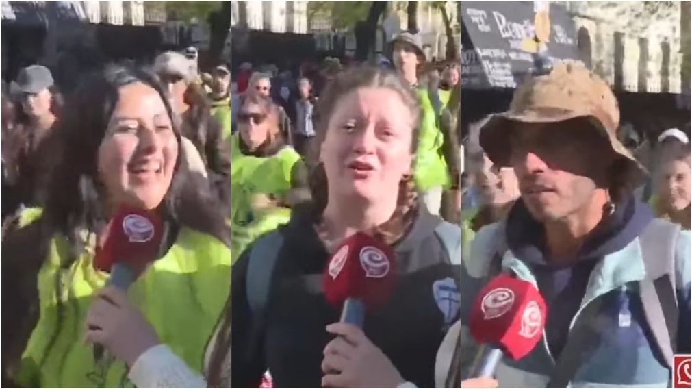 Primeros fieles emprenden su caminata a Luj�n: promesas, agradecimientos y pedidos de "trabajo"