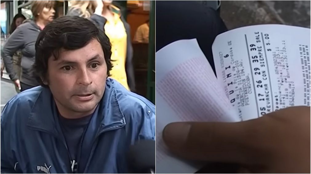 Albañil le pidió a su esposa que juegue al Quini 6 y se volvió millonario, pero un insólito error de ella los dejó "sin un peso"