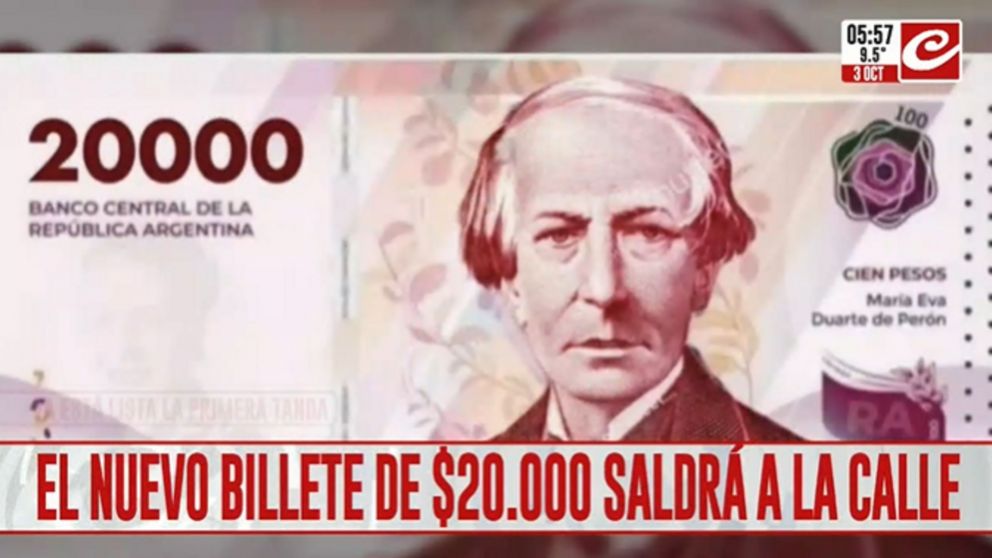 El billete de 20 mil pesos ya está listo para salir a la calle... ¿cuándo comenzará a circular?
