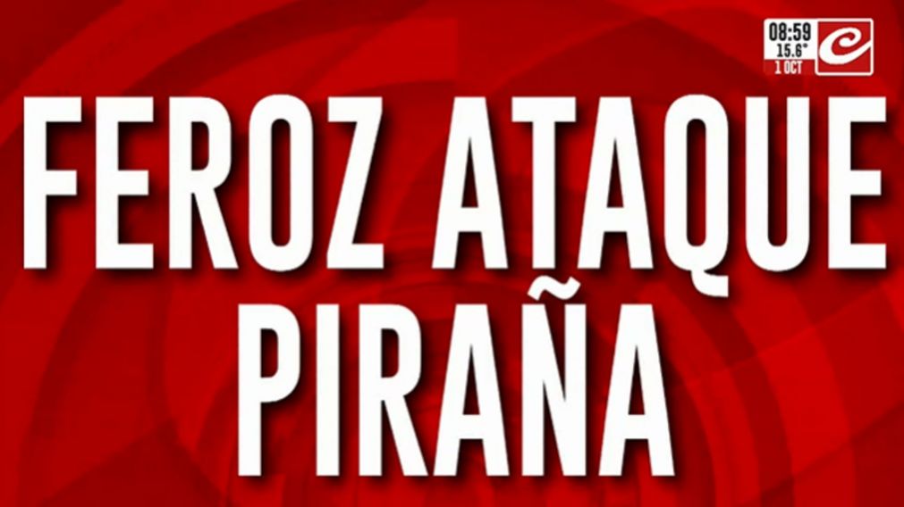 Feroz ataque pira�a a una mujer: la tiraron al piso y le sacaron todo