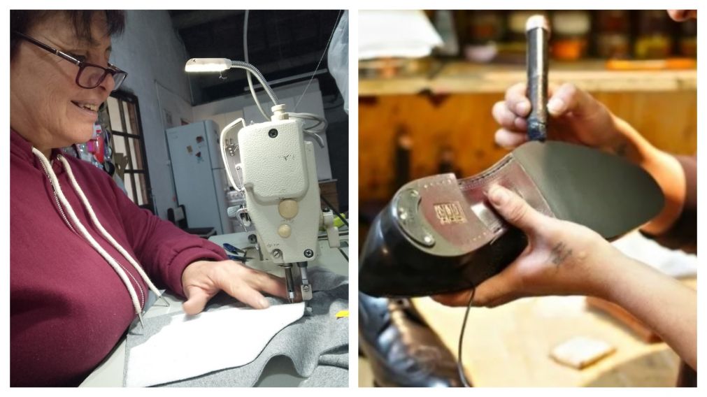 Se disparó por la crisis el trabajo de costureras y zapateros (Gentileza de Mónica Basterrechea).