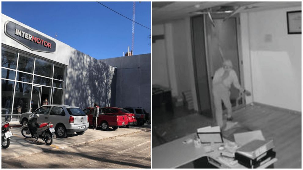 Robo de película: hicieron un boquete y se llevaron la caja fuerte de un comercio en San Juan.