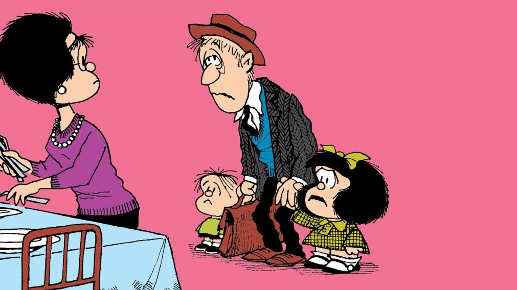 HACE 60 AÑOS QUINO PINTÓ UNA FAMILIA DE CLASE MEDIA QUE HOY SERÍA POBRE.