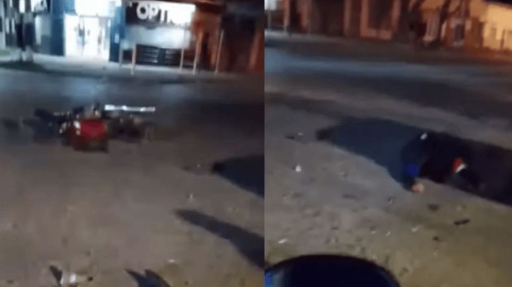 La mujer se fugó tras insultar al joven que chocó.
