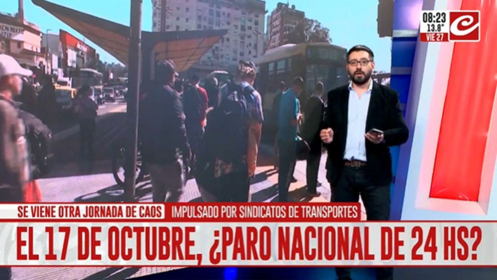 17 de octubre... ¿se viene un paro nacional de 24 horas?