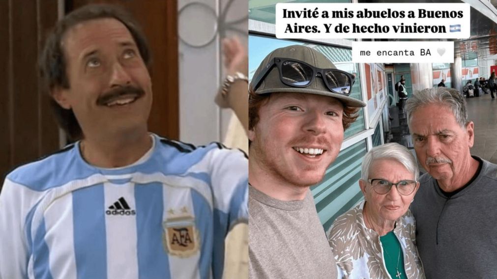Un yanqui se enamoró de Argentina, trajo a sus abuelos para que conocieran el país y se sorprendieron con nuestras costumbres (Instagram/ christian.grossi_)