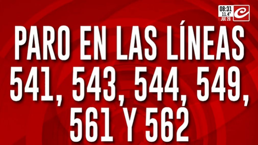 Atacaron a balazos a un colectivero: hay paro en varias líneas de colectivos