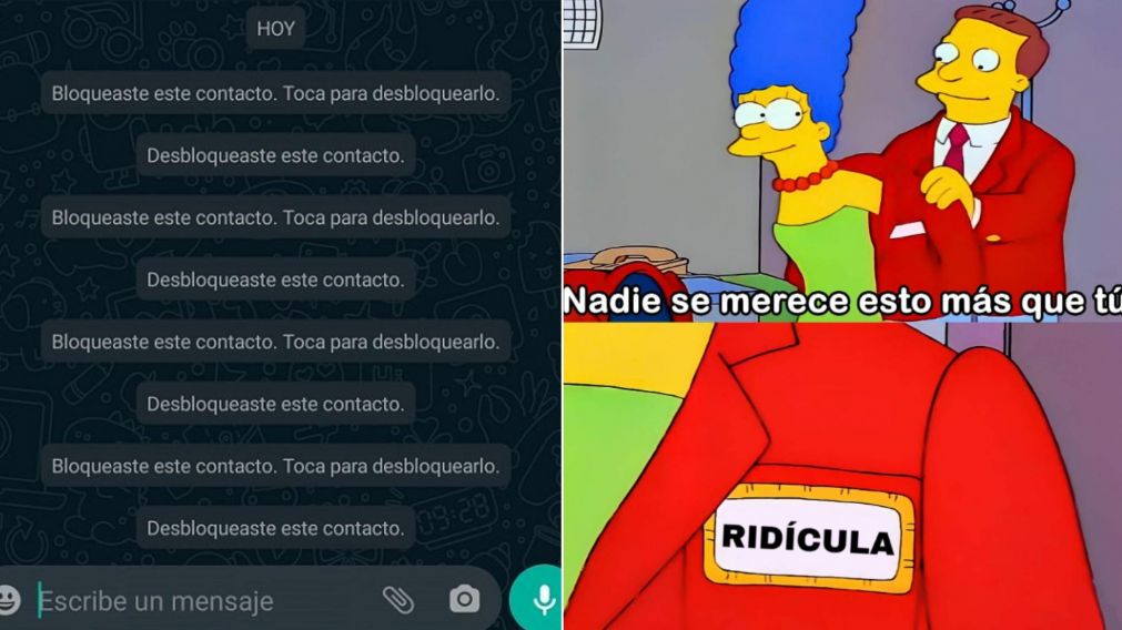 Se enojó con el novio, lo bloquéo en WhatsApp y la reacción de él la desconcertó: "Hombres".