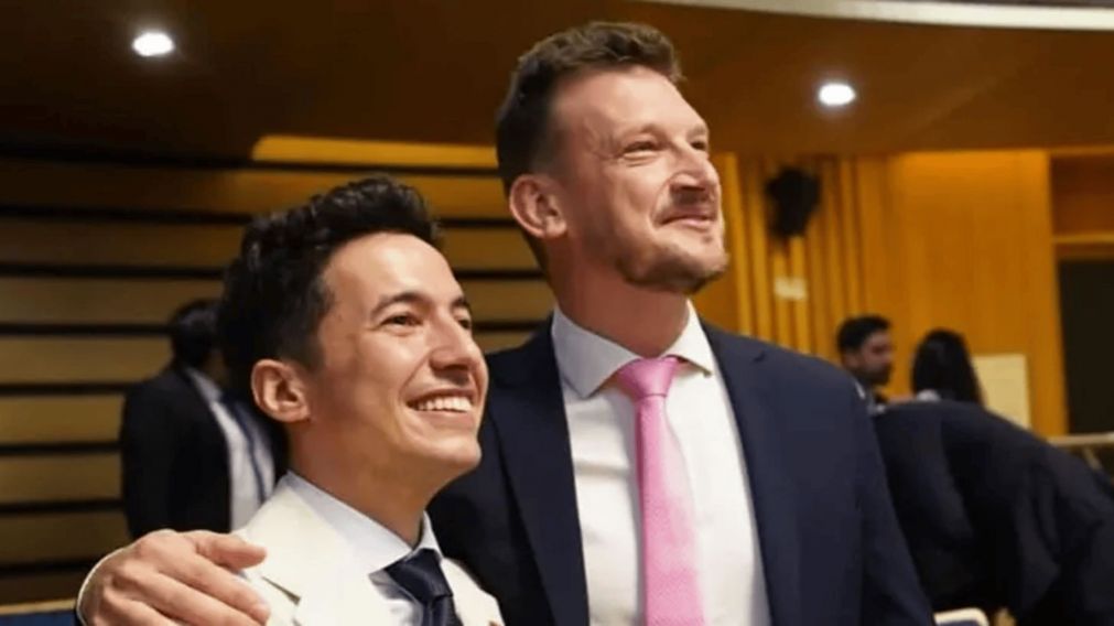 Pedro Puerta junto a Germán Kiczka.