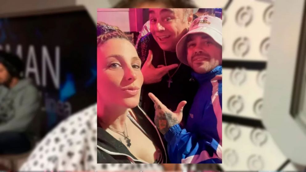 La Tota con su amigos en el d�a de su cumplea�os.