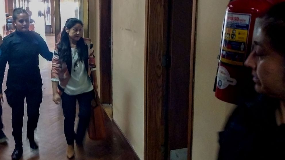Miriam Verdugo, la madre de Fabiola Yañez, declaró este jueves en los tribunales de Comodoro Py (Foto NA).