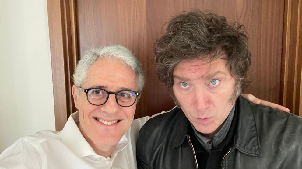 El presidente Javier Milei mantuvo un desayuno de trabajo con el economista Alberto Ades.