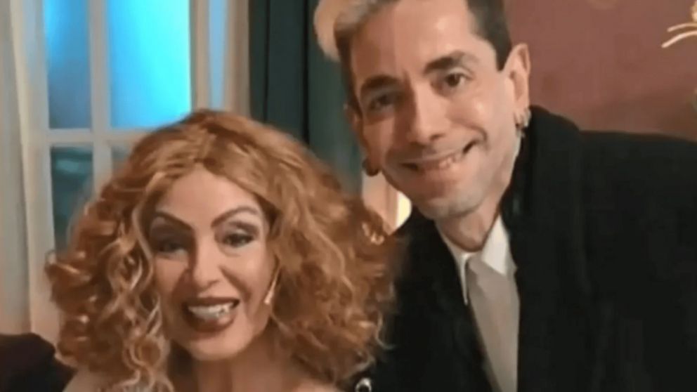 Guillermo junto a Beatriz Salomón.