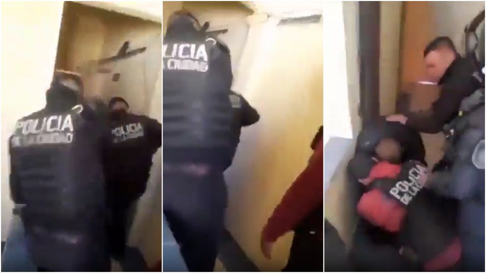 El agresor fue detenido por la Policía.