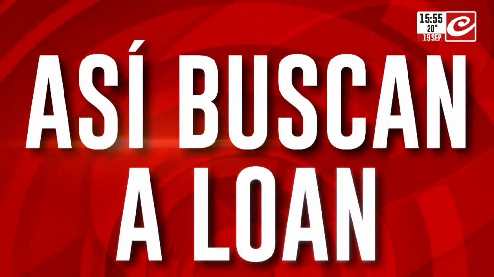 Así buscan a Loan Peña