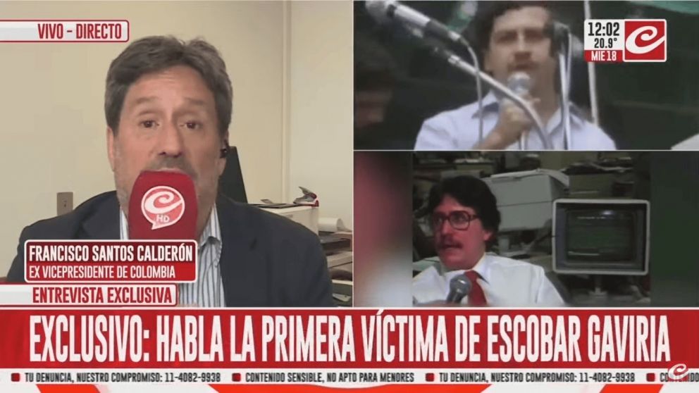 Francisco Santos Calder�n, el ex vicepresidente de Colombia, fue la primera v�ctima del �Patr�n del mal�.