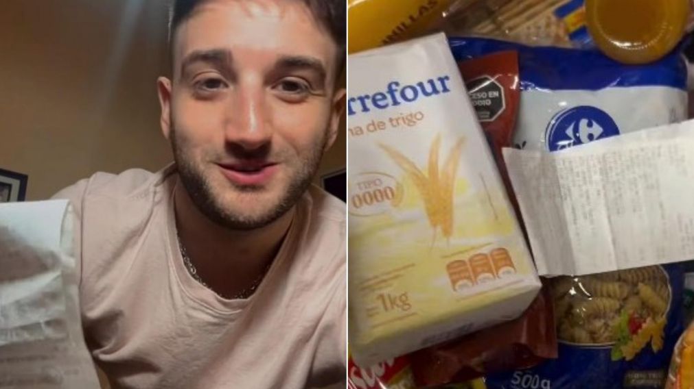 Encontr� un ticket de supermercado del 2021, fue a comprar los mismos productos y la diferencia de precios lo dej� en shock.